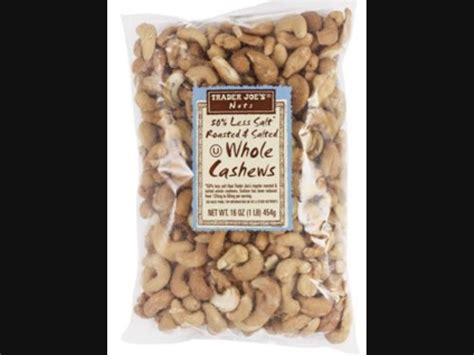 trader joe's recall cashews